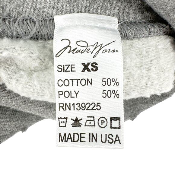 MADEWORN x REVOLVE Rolling Stones Logo Sweatshirt XS - Picture 5 of 8